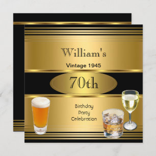 Mannen 70e verjaardag van de goudprijs 1945 Kaart