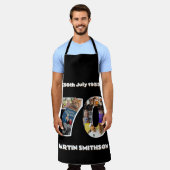 Mannen 70ste keukenkok 70 jaar schort (Gedragen)