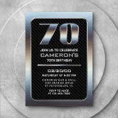 Mannen 70th Verjaardag Kaart