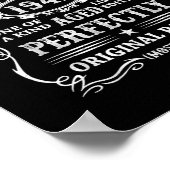 Mannen 80 jaar oude geschenken  1942 Man mythen Poster (Hoek)