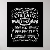 Mannen 80 jaar oude geschenken  1942 Man mythen