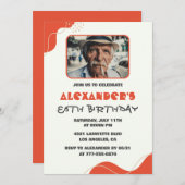 Mannen 86ste verjaardag kaart (Voorkant / Achterkant)