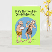 Mannen 88th Verjaardag Kaart Humor (Gele Bloem)