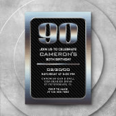Mannen 90th Verjaardag Kaart