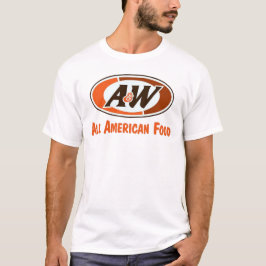 Mannen A&W American Food Nostalgia T Shirt
