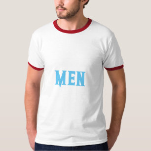 Mannen Aangepaste Tekst Hemelblauwe Kleur Mannen B T-shirt