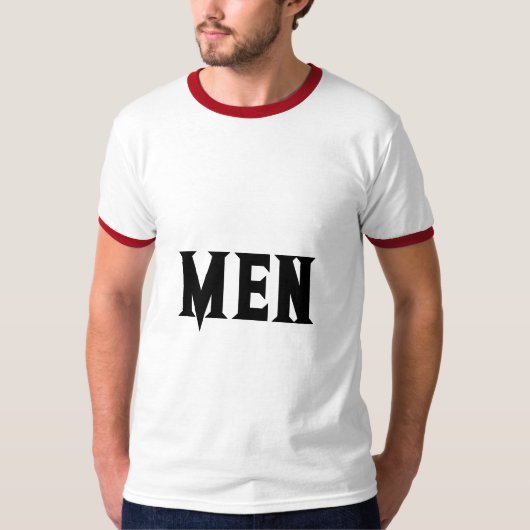 Mannen Aangepaste tekst Kelly Black Mannen T-shirt (Voorkant)