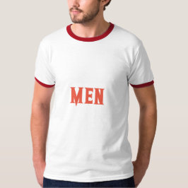 Mannen Aangepaste Tekst Oranje Rood Kleur Mannen B T-shirt
