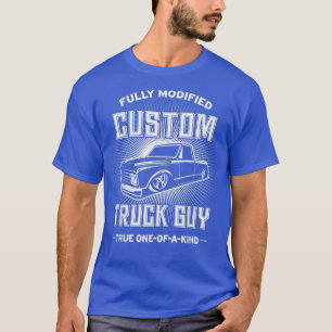 Mannen Aangepaste Vrachtwagen Man Funny Classic Lo T-shirt