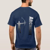 Mannen aardegeschenken en archers Bow en Arrow T-shirt (Achterkant)