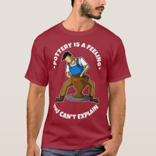 Mannen aardewerk t-shirt