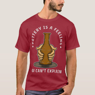 Mannen aardewerk t-shirt