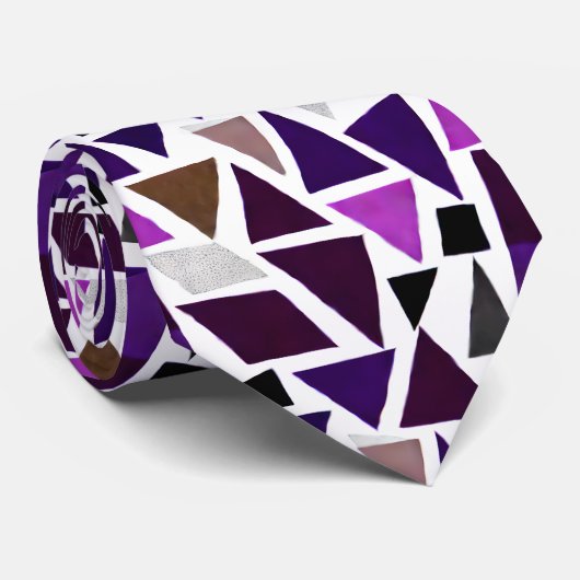 Mannen Abstract ontwerp Stropdas (Opgerold)