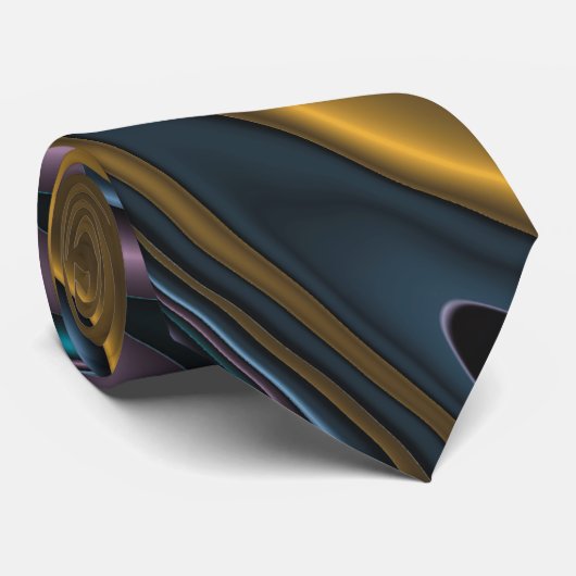 Mannen abstract stropdas (Opgerold)