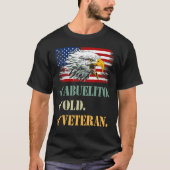 Mannen Abuelito Old Veteran American Eagle Flag Co T-shirt (Voorkant)