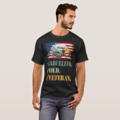 Mannen Abuelito Old Veteran American Eagle Flag Co T-shirt (Voorkant volledig)