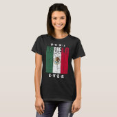 Mannen  Abuelo Mexico Vlag op Mexicaanse Ab T-shirt (Voorkant volledig)