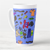 Mannen accessoires aluminiumwaterflesje latte mok (Linkerhoek)