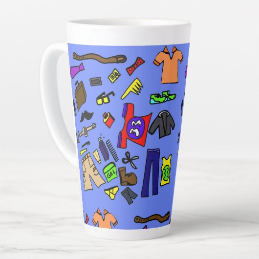 Mannen accessoires aluminiumwaterflesje latte mok (Linkerhoek)