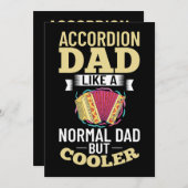 Mannen accordion Music Instrument Player Beginner  Kaart (Voorkant / Achterkant)