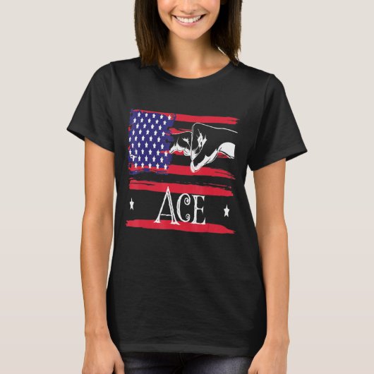 Mannen Ace T-shirt (Voorkant)