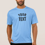 Mannen Activewear Sport-Tek Concurrent Carolina Bl T-shirt<br><div class="desc">Voeg hier Jouw tekst naam toe Modern Elegant Sjabloon Mannen activewear Sport-Tek Competitor Carolina Blue T-Shirt.</div>