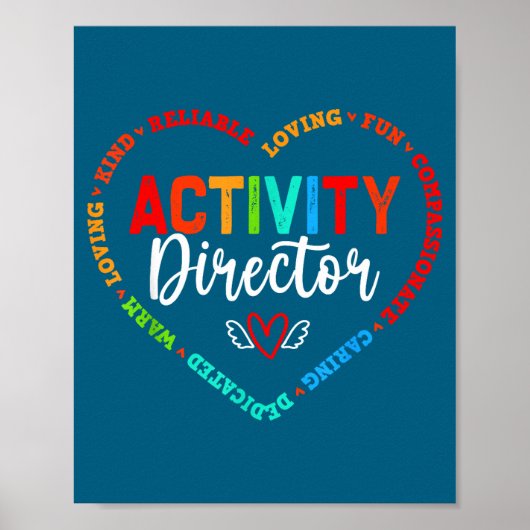 Mannen Activiteitendirecteur Squad Professionals W Poster (Voorkant)
