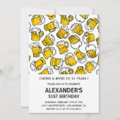 Mannen Adult Cheers & Beers 51ste verjaardag Kaart (Voorkant)