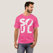 Mannen-afbeelding RB Rare Soul - Bold Large Text D T-shirt (Voorkant volledig)