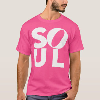 Mannen-afbeelding RB Rare Soul - Bold Large Text D T-shirt