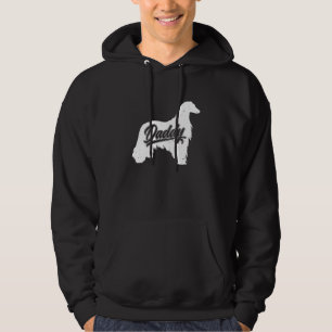 Mannen Afghan Hound Daddy Hondeneigenaar Papa Vade Hoodie