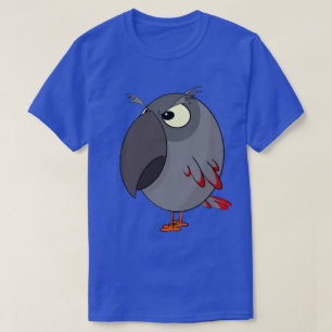 Mannen Afrikaanse grijze papegaai T-shirt