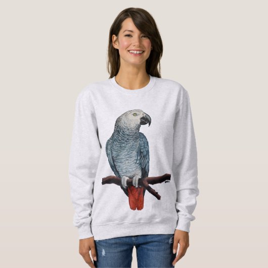 Mannen Afrikaanse grijze paprika Shirt (Voorkant volledig)