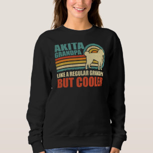 Mannen Akita Grandpa  Retro Akita Dog vader Trui