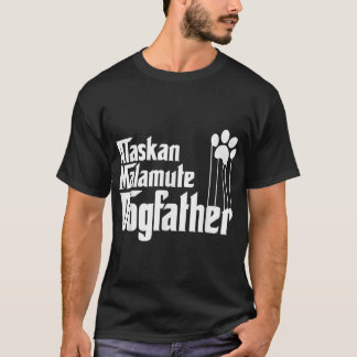 Mannen Alaska Malamute Dog Dad, Malamute Dog Fathe T-shirt