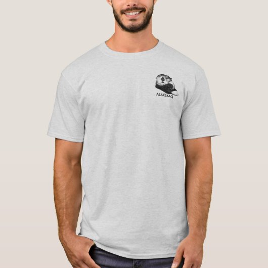 Mannen ALAXSXAQ - Zee Otter T-Shirt (Voorkant)
