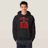 Mannen Alibi Party Night Joke Quotes Sarcastic Hoodie (Voorkant volledig)