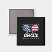 Mannen Alle Amerikaanse UNCLE Mannen Magneet (Voorkant / Achterkant)