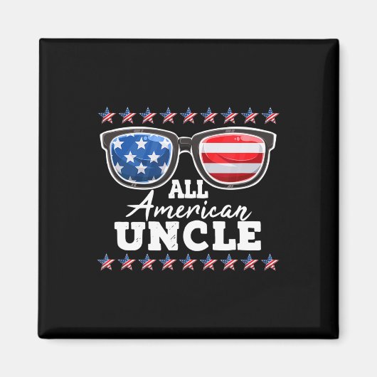 Mannen Alle Amerikaanse UNCLE Mannen Magneet (Voorkant)