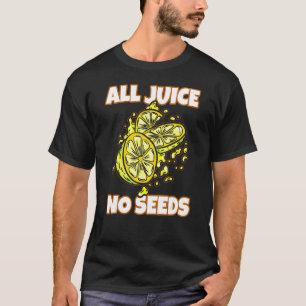Mannen Alle Sap Geen Zaden Vasectomie Joke T-shirt