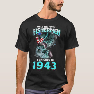 Mannen alleen de oudste visserijtak die in 1943 we t-shirt