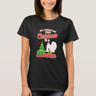 Mannen alles wat ik wil met deze kerst is een lomp t-shirt