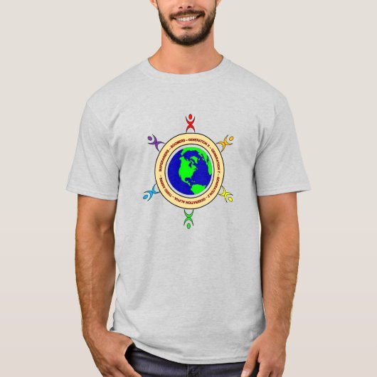 MANNEN ALLGENERATIES T-SHIRT (Voorkant)