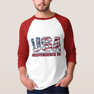 Mannen Aloha USA T-shirt