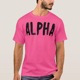 Mannen ALPHA Gym Fitness Workout Bodybuilding Moti T-shirt