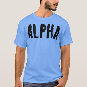Mannen ALPHA Gym Fitness Workout Bodybuilding Moti T-shirt