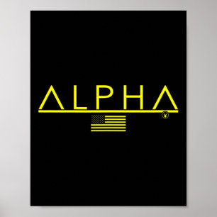 Mannen Alpha Gym Rabbit Workout Bodybuilding Fitne Poster