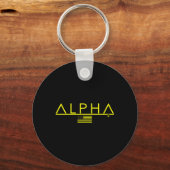 Mannen Alpha Gym Rabbit Workout Bodybuilding Fitne Sleutelhanger (Voorkant)