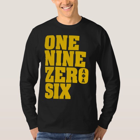 Mannen Alpha Ice Cold Brothas 1906 Frathood One Ni T-shirt (Voorkant)