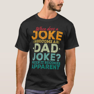Mannen als een Joke een pap wordt die pap pit T-shirt